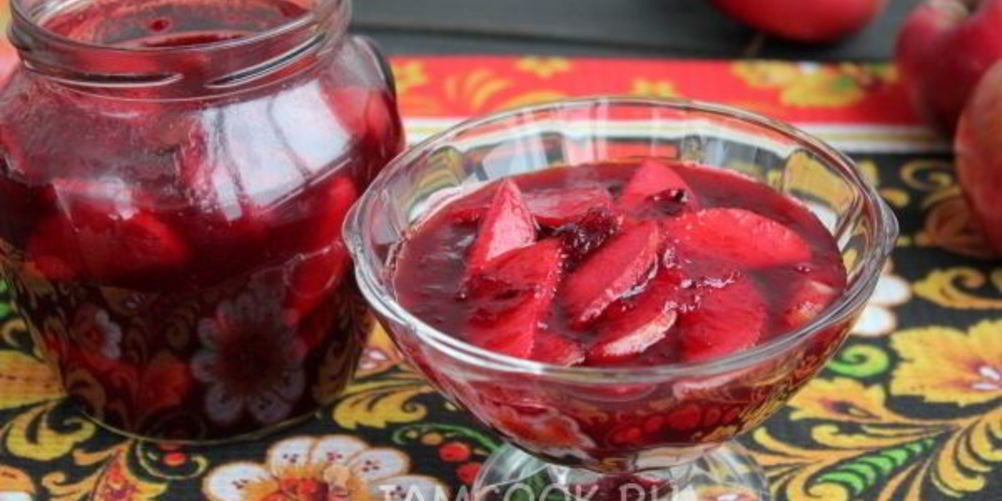 Рецепт варенье из брусники с яблоками