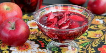 варенье из брусники с яблоками