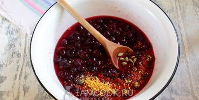 варенье из черешни без косточек с апельсином