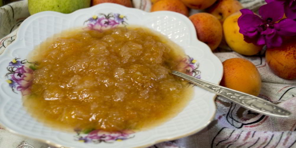 Рецепт варенье из груш с абрикосами