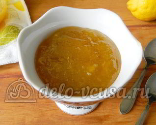 Варенье из кабачков с лимоном