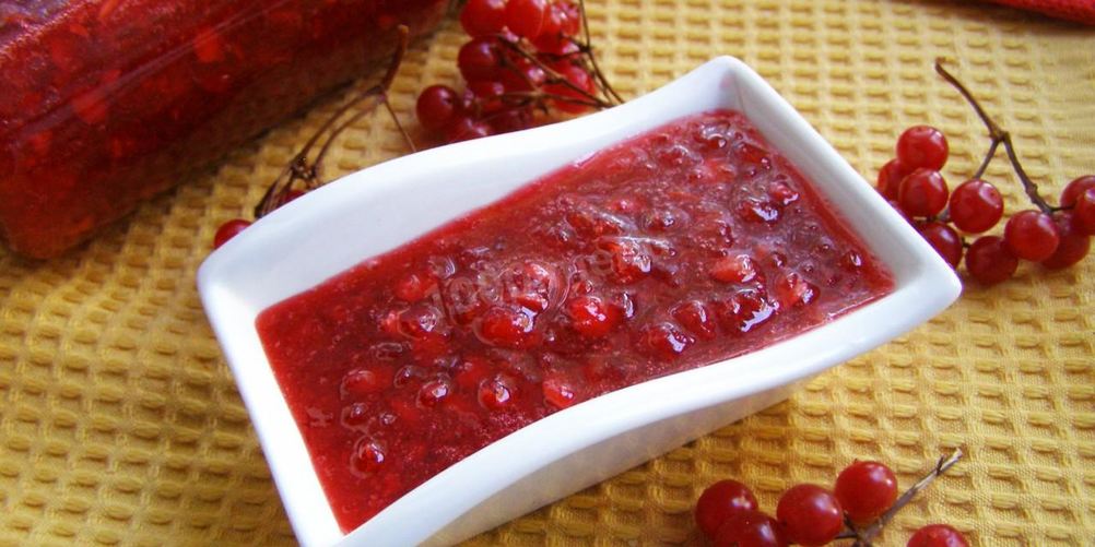 Рецепт варенье из калины на зиму