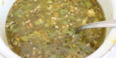 варенье из крыжовника с грецким орехом и апельсином