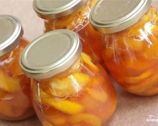 Варенье из персиков без сиропа