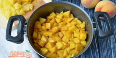 варенье из персиков с апельсинами