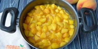 варенье из персиков с апельсинами