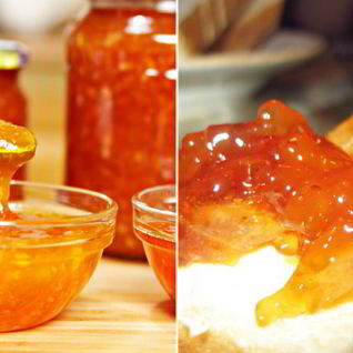 Варенье из персиков с цитрусовыми