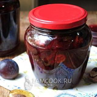 Варенье из слив с грецкими орехами