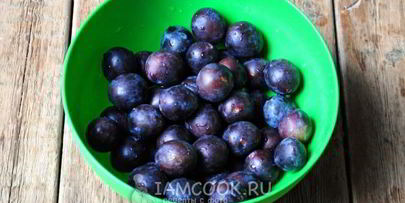 варенье из слив с грецкими орехами