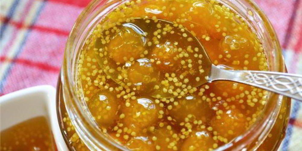 Рецепт варенье из земляничного физалиса с корицей и лимоном