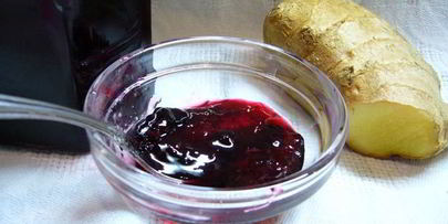 варенье-пятиминутка из смородины с имбирем