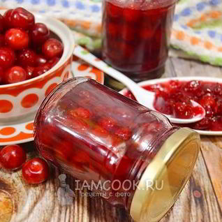 Вишневое варенье с агар-агаром