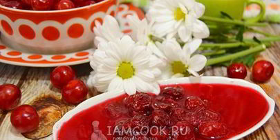 вишневое варенье с агар-агаром