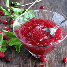 Рецепт Яблочно-клюквенный конфитюр