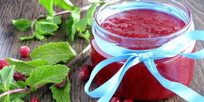 яблочно-клюквенный конфитюр