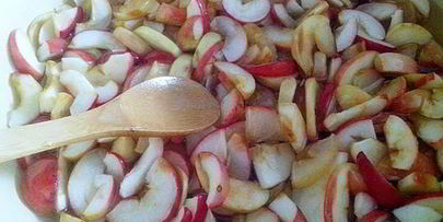 яблочное варенье с миндалем