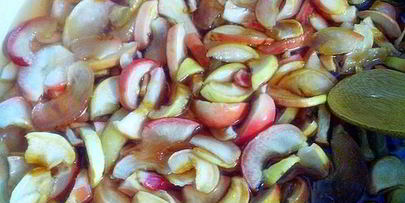 яблочное варенье с миндалем