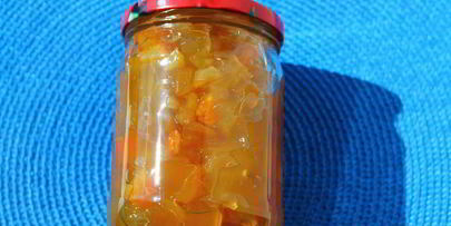янтарное варенье из кабачков