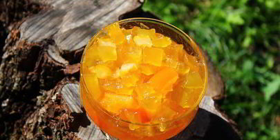 янтарное варенье из кабачков