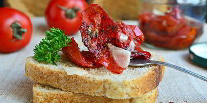 вяленые помидоры в микроволновке