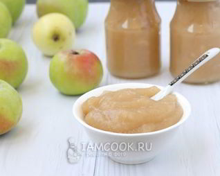 Яблочное пюре детям на зиму
