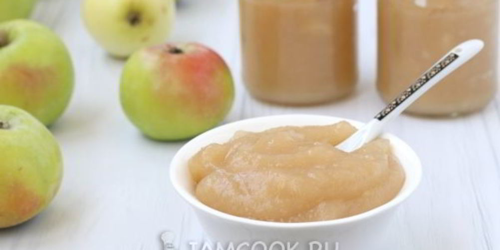 Рецепт яблочное пюре детям на зиму