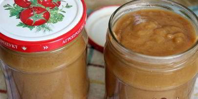 яблочное пюре с вареной сгущенкой на зиму