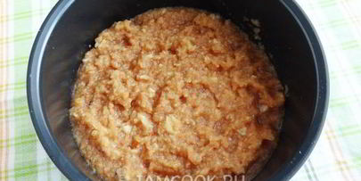 яблочное пюре в мультиварке на зиму