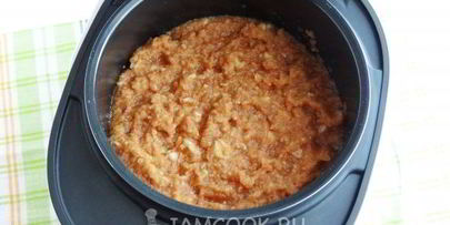 яблочное пюре в мультиварке на зиму