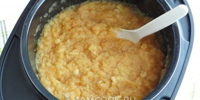 яблочное пюре в мультиварке на зиму