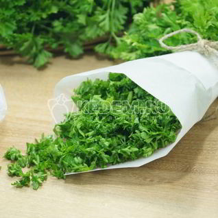 Замороженная петрушка на зиму