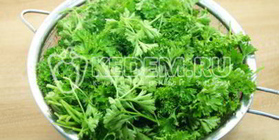 замороженная петрушка на зиму