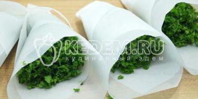 замороженная петрушка на зиму