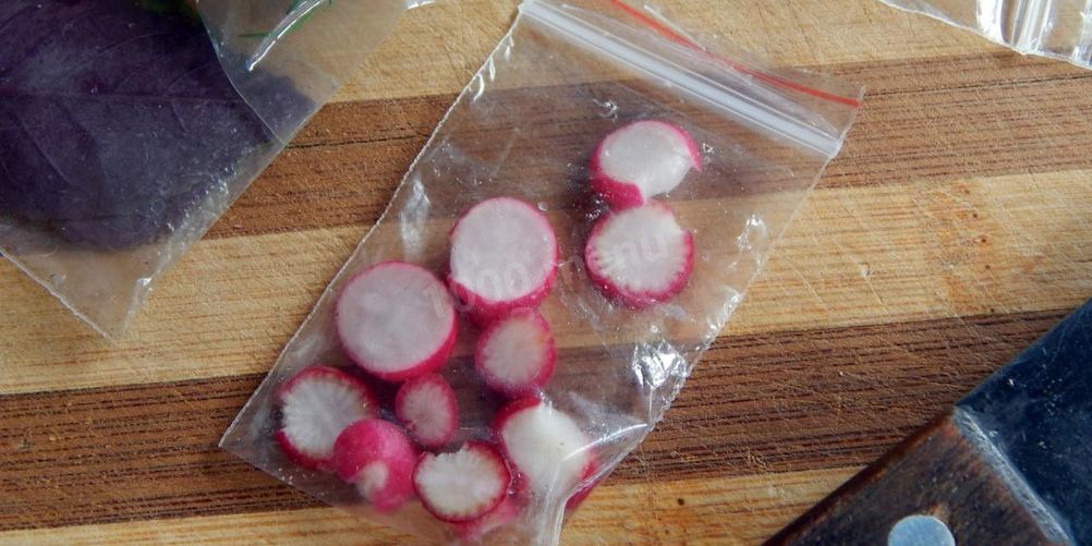 Рецепт заморозить редиску на зиму