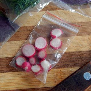 Заморозить редиску на зиму