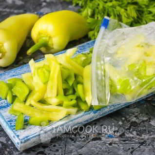 Заморозка болгарского перца на зиму