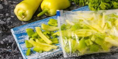 заморозка болгарского перца на зиму