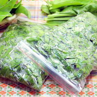 Заморозка щавеля на зиму