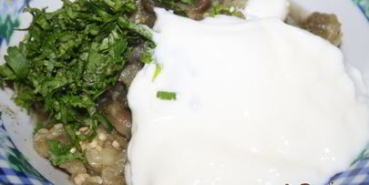 баклажанно-йогуртовая намазка