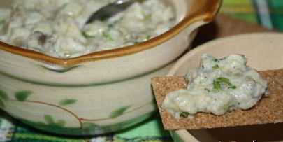 баклажанно-йогуртовая намазка