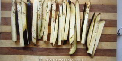 баклажанные палочки в сырном кляре