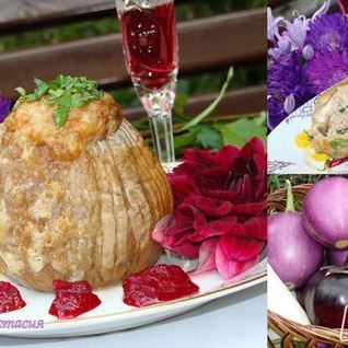 Бочонки из баклажанов