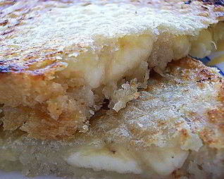 Бутерброд крок-мсье с бананом