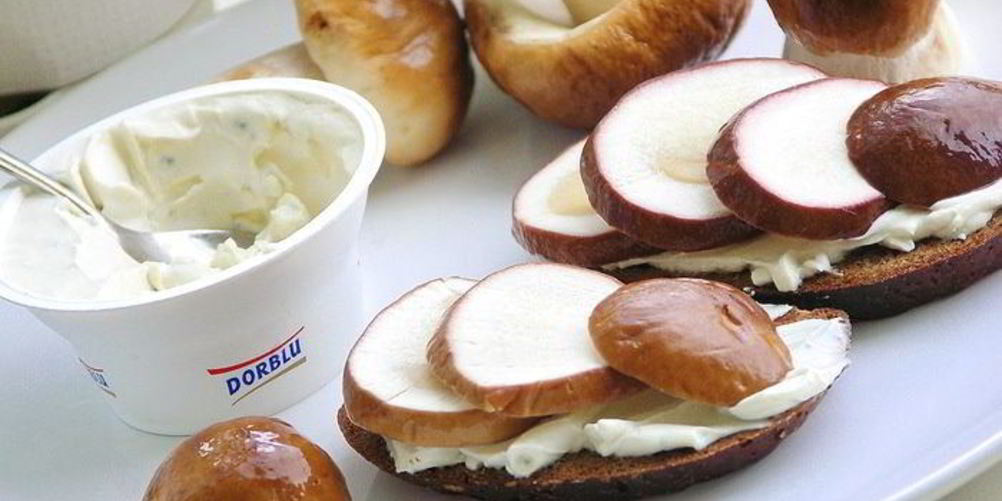 Рецепт бутерброд с белым грибом