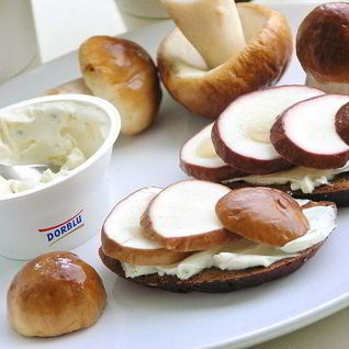 Бутерброд с белым грибом