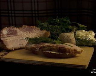 Бутерброд с грудинкой