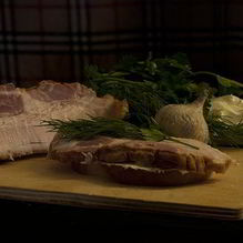 Рецепт Бутерброд с грудинкой