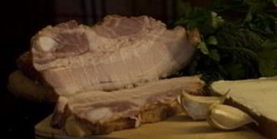 бутерброд с грудинкой