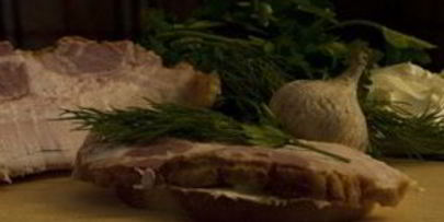 бутерброд с грудинкой