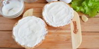 бутерброд с яйцом